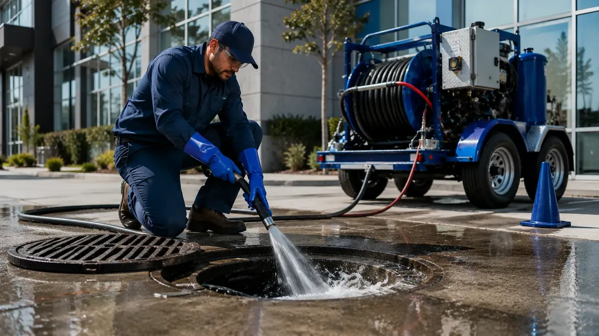 Commercial Hydro Jet Drain Cleaning in Hercules