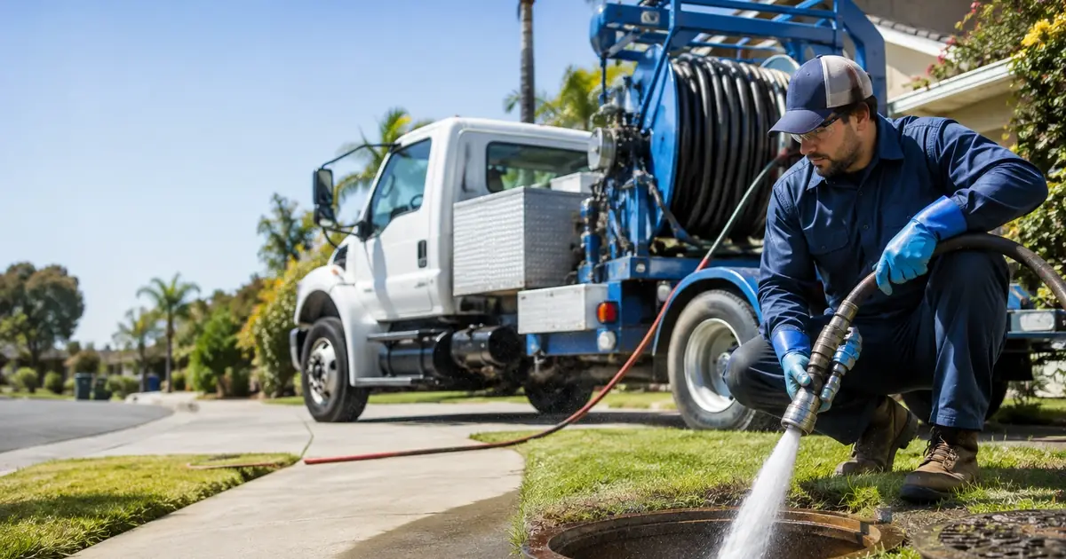 Hydro jet sewer cleaning Hercules